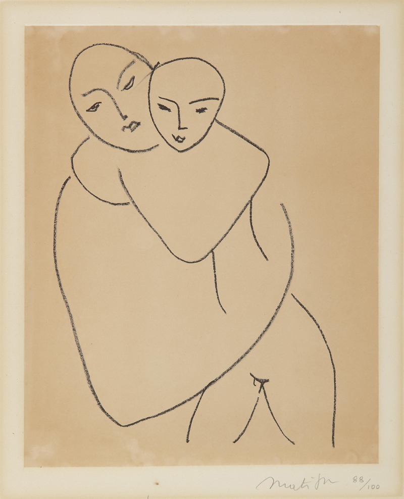 Vierge et enfant by Henri Matisse, 1950-1951 — digital art print download