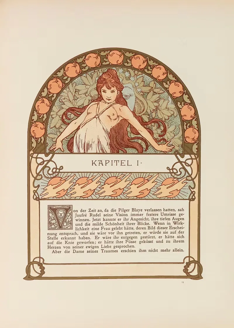 Ilsee. Princess of Tripoli — Alphonse Mucha