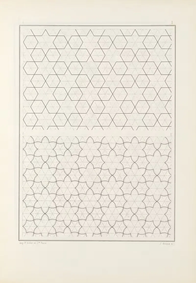 Les éléments de l'art arabe pl 001 by Jules Bourgoin, 1879 — digital art print download