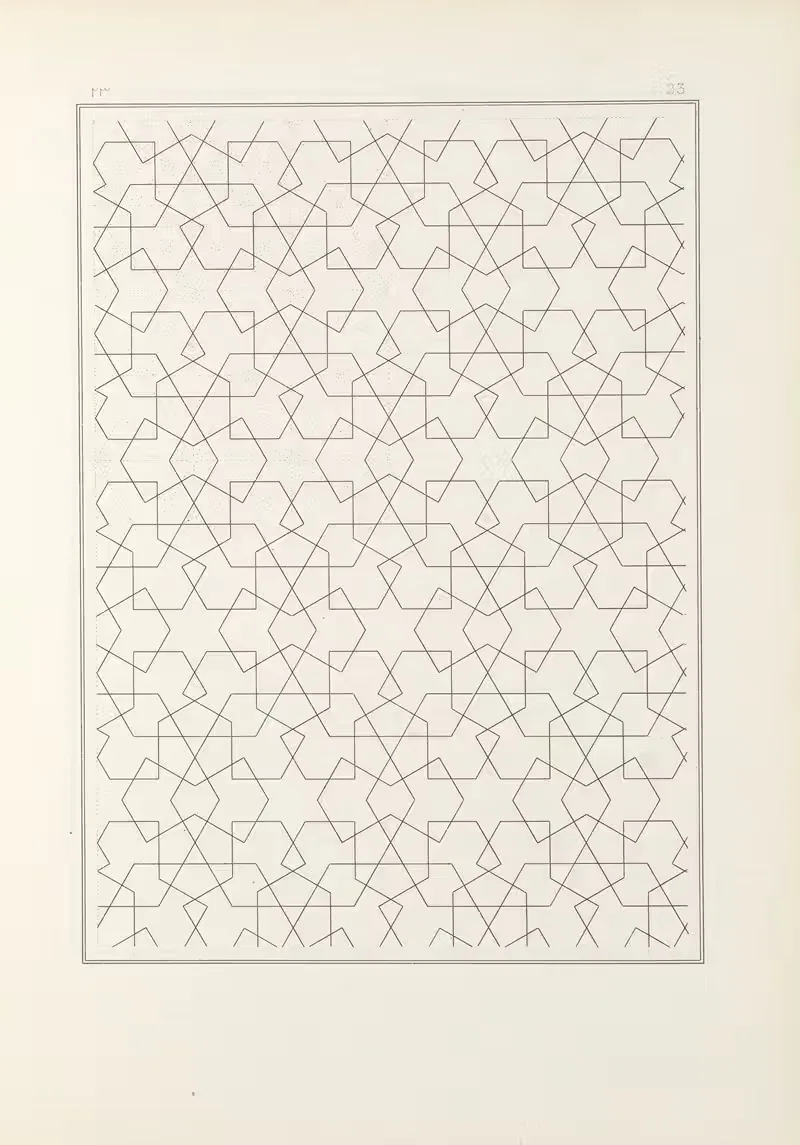 Les éléments de l'art arabe pl 023 by Jules Bourgoin, 1879 — digital art print download