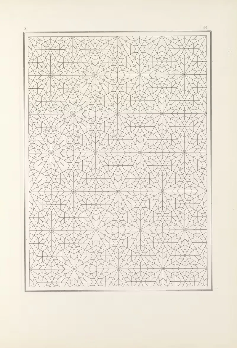 Les éléments de l'art arabe pl 041 by Jules Bourgoin, 1879 — digital art print download