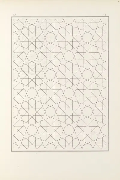 Les éléments de l'art arabe pl 048 by Jules Bourgoin, 1879 — digital art print download