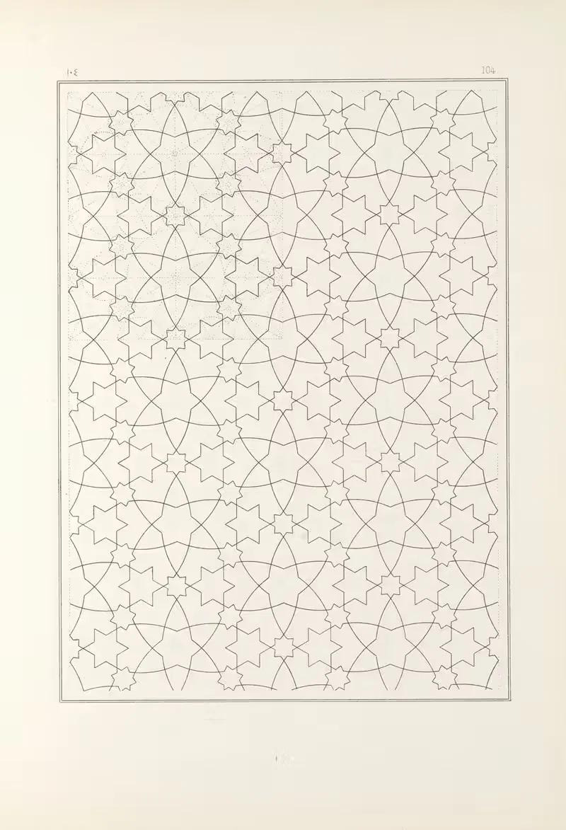 Элементы арабского искусства пл 104 by Жюль Бургуа, 1879 — digital art print download