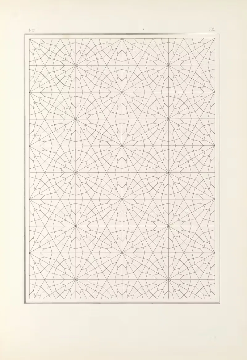 Элементы арабского искусства, пл. 105. by Жюль Бургуа, 1879 — digital art print download