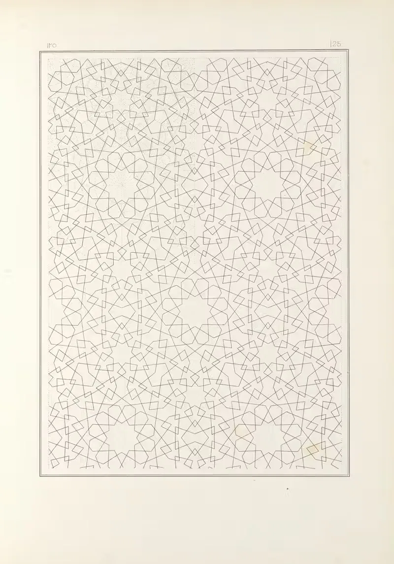Les éléments de l'art arabe pl 125 by Jules Bourgoin, 1879 — digital art print download