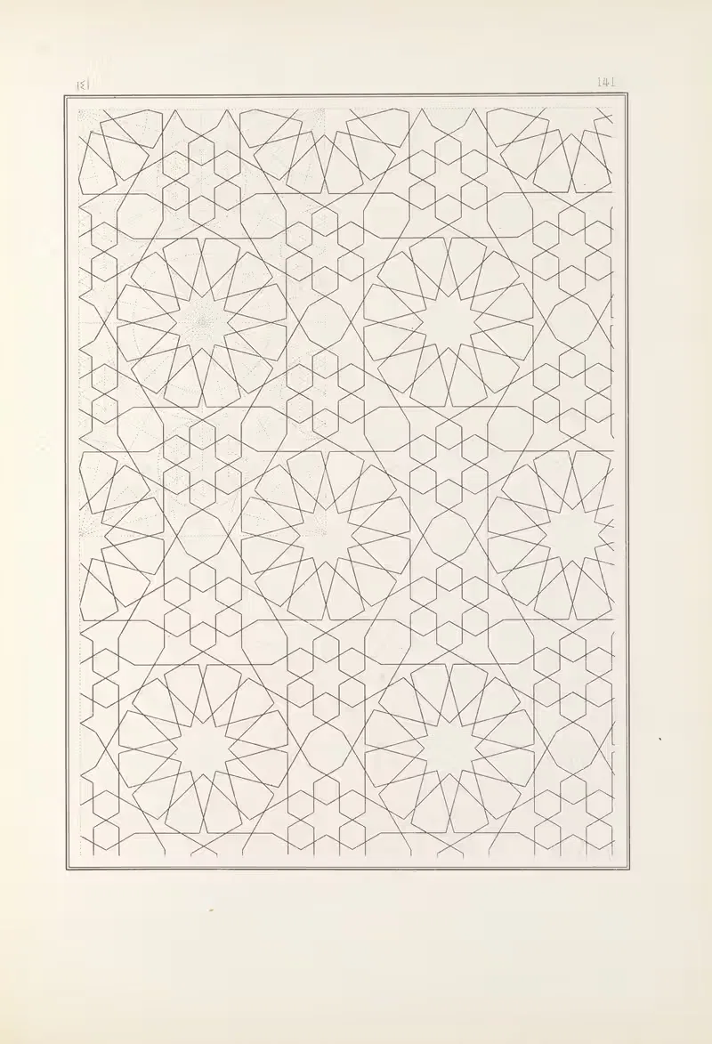 Les éléments de l'art arabe pl 141 by Jules Bourgoin, 1879 — digital art print download