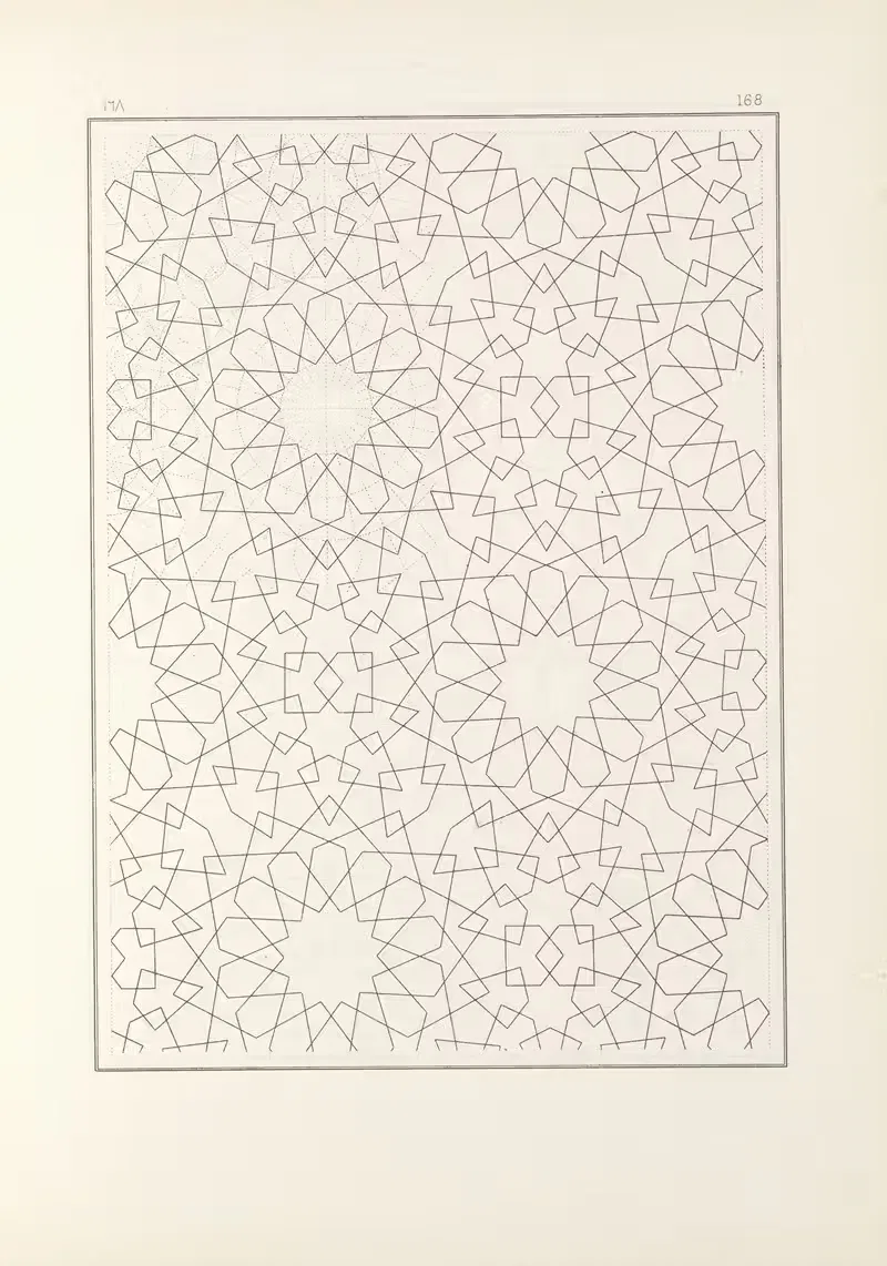 Les éléments de l'art arabe pl 168 by Jules Bourgoin, 1879 — digital art print download