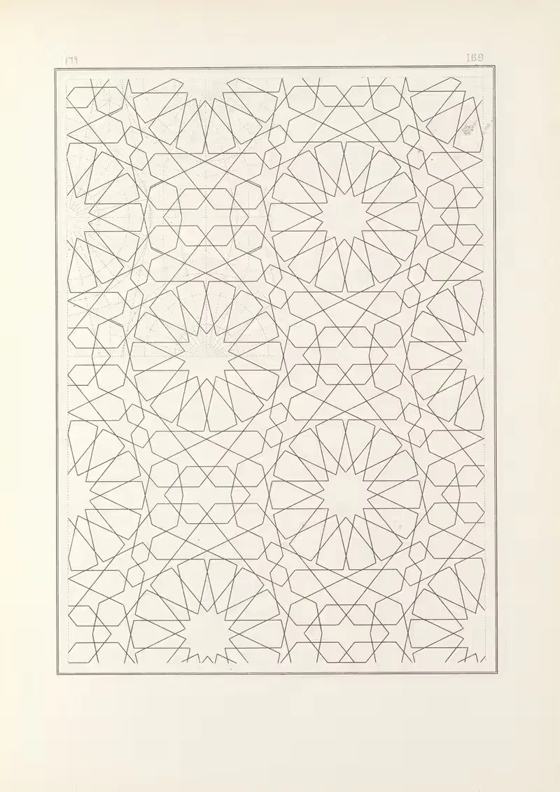 Les éléments de l'art arabe pl 169 by Jules Bourgoin, 1879 — digital art print download