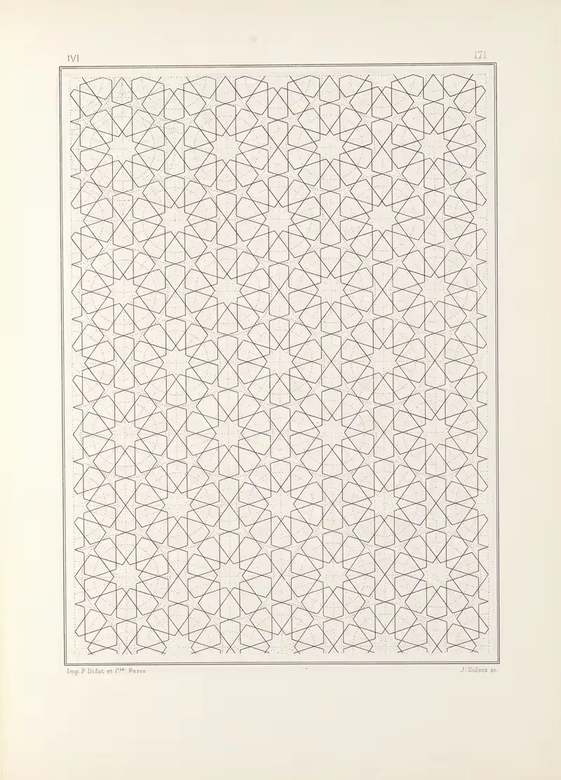 Элементы арабского искусства pl 171 by Жюль Бургуа, 1879 — digital art print download