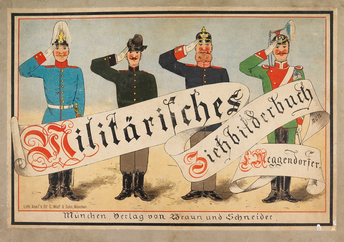 Militärisches Ziehbilderbuch — Лотар Меггендорфер