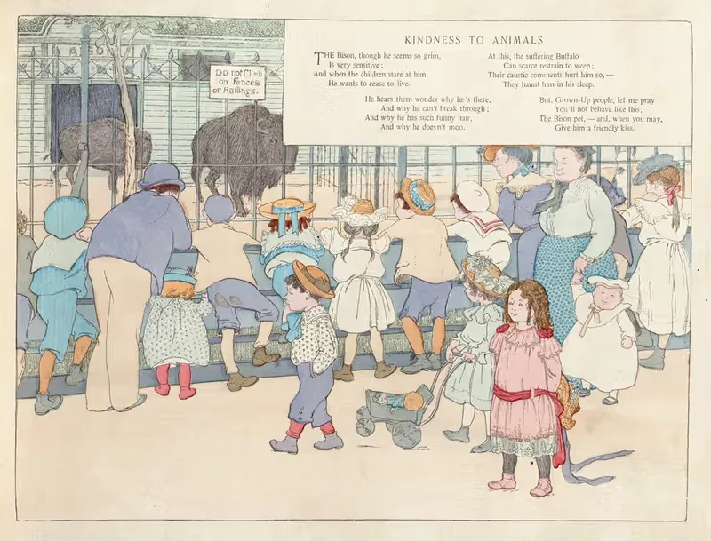 Kindness to Animals by Ethel Mars, 1902 — digital art print download