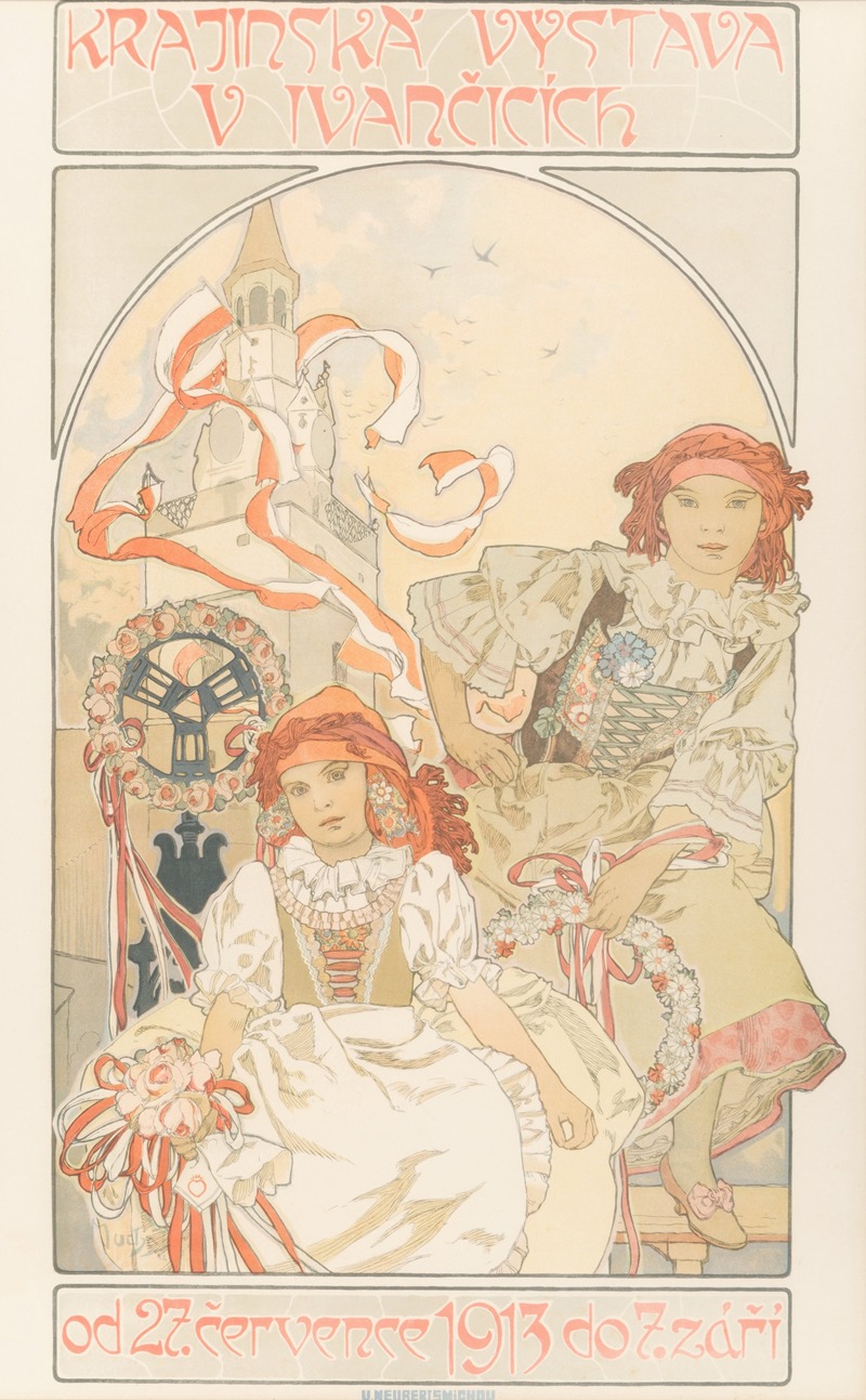 Krajinská výstava v Ivancicích — Alphonse Mucha
