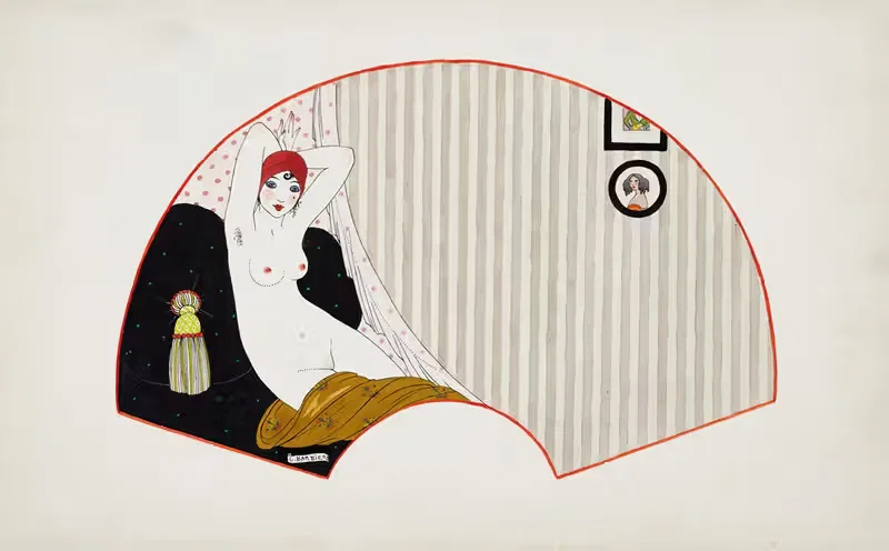 Femme nue sur un divan — George Barbier