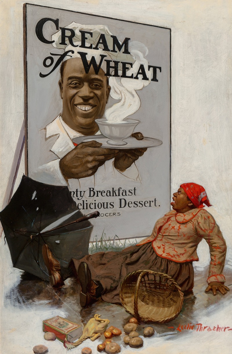 Cream of Wheat advertisement by Лесли Трэшер — digital art print download