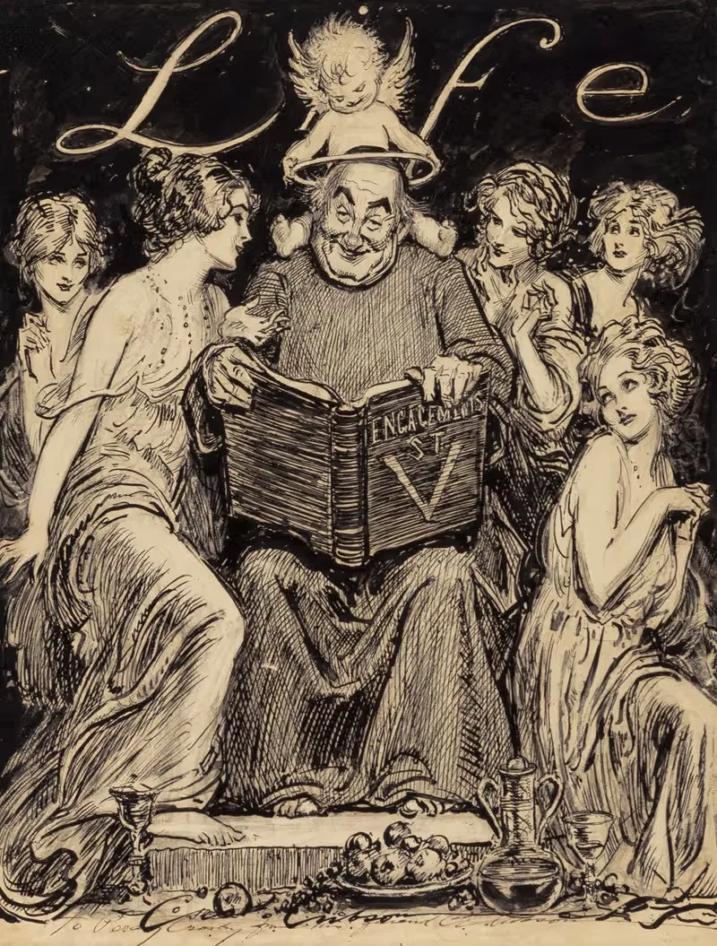 Engagements, Saint Valentine by Charles Dana Gibson — digital art print download