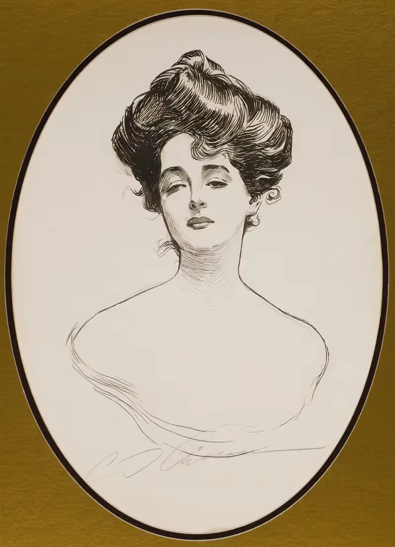 Девушка Гибсона by Чарльз Дана Гибсон, 1901 — digital art print download