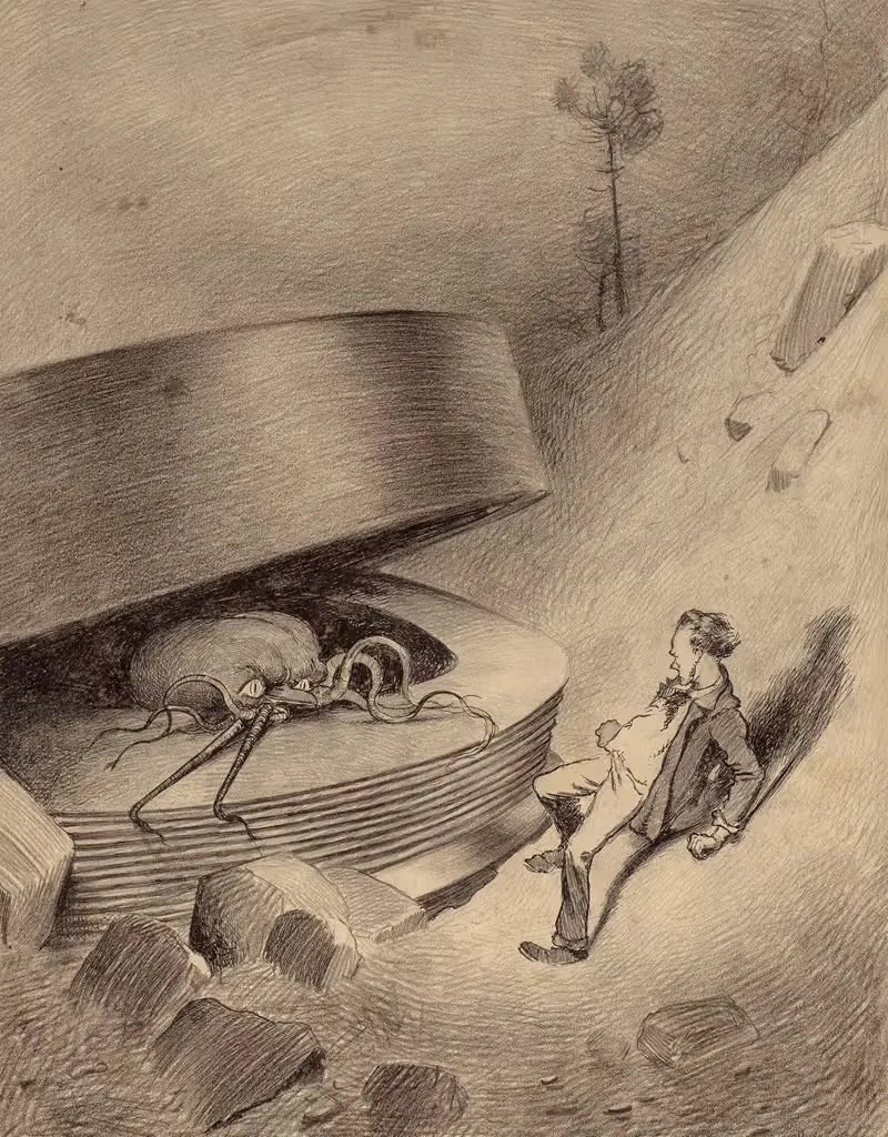 Martian Emerges by Henrique Alvim Corrêa, 1906 — digital art print download