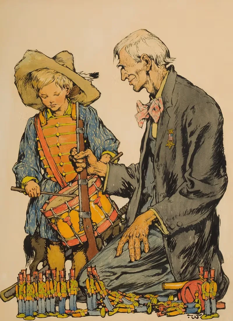 Мужчины войны by Джон Скотт Уильямс, 1910 — digital art print download