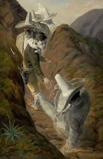 Странник пустоши Зейна Грея by Уильям Херберт Дантон, 1920 — digital art print download