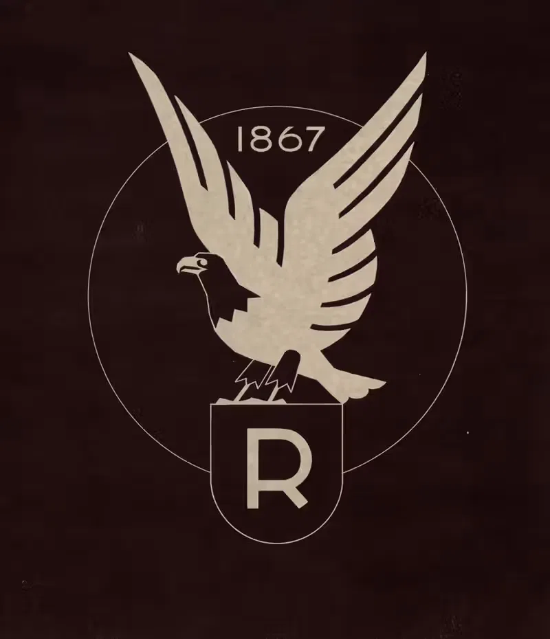 Logo for Ruppert Beer with eagle by Winold Reiss, 1935 — digital art print download