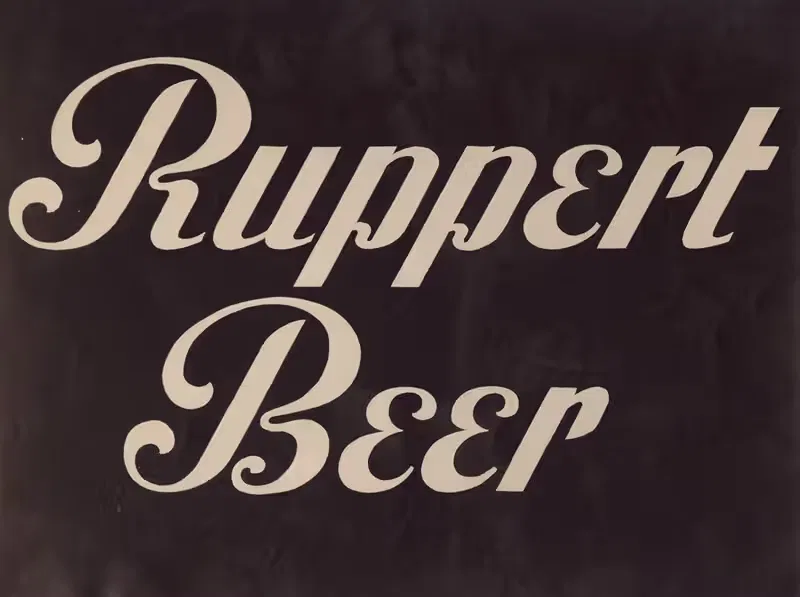 Stylized logo for Ruppert Beer by Winold Reiss, 1935 — digital art print download