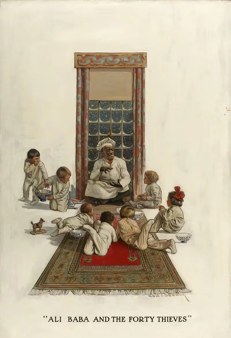Али Baba и сорок разбойников by Эдвард Винсент Брюэр, 1914 — digital art print download