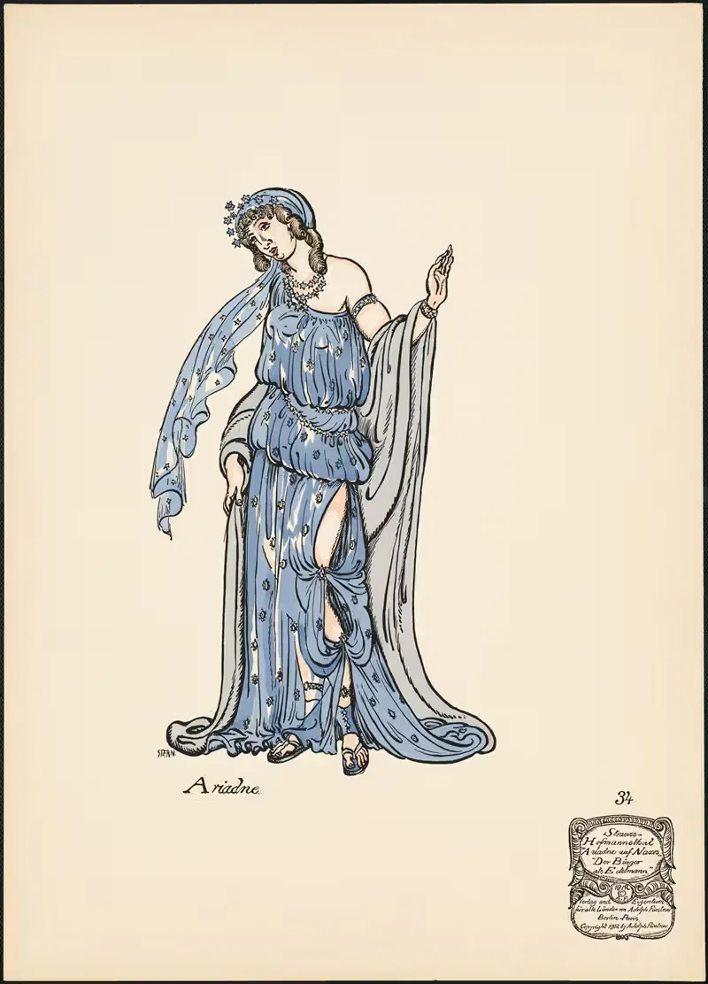 Ариадна by Эрнст Штерн, 1912 — digital art print download