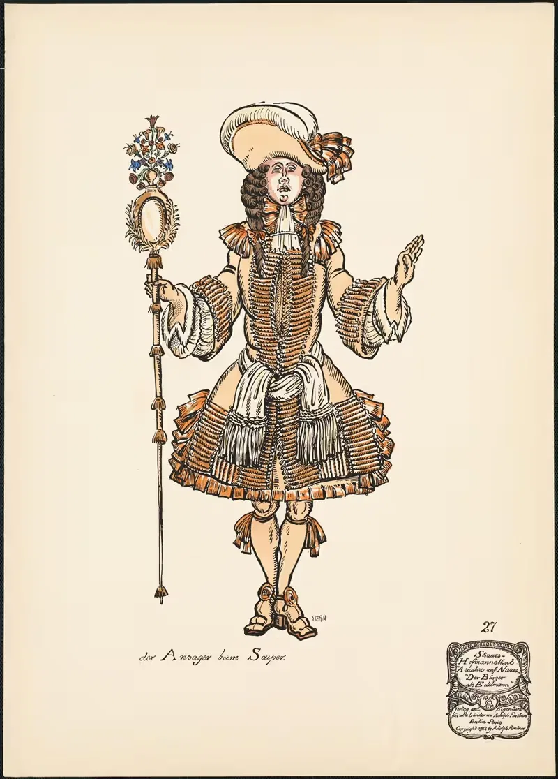 Объявляющий на ужине by Эрнст Штерн, 1912 — digital art print download