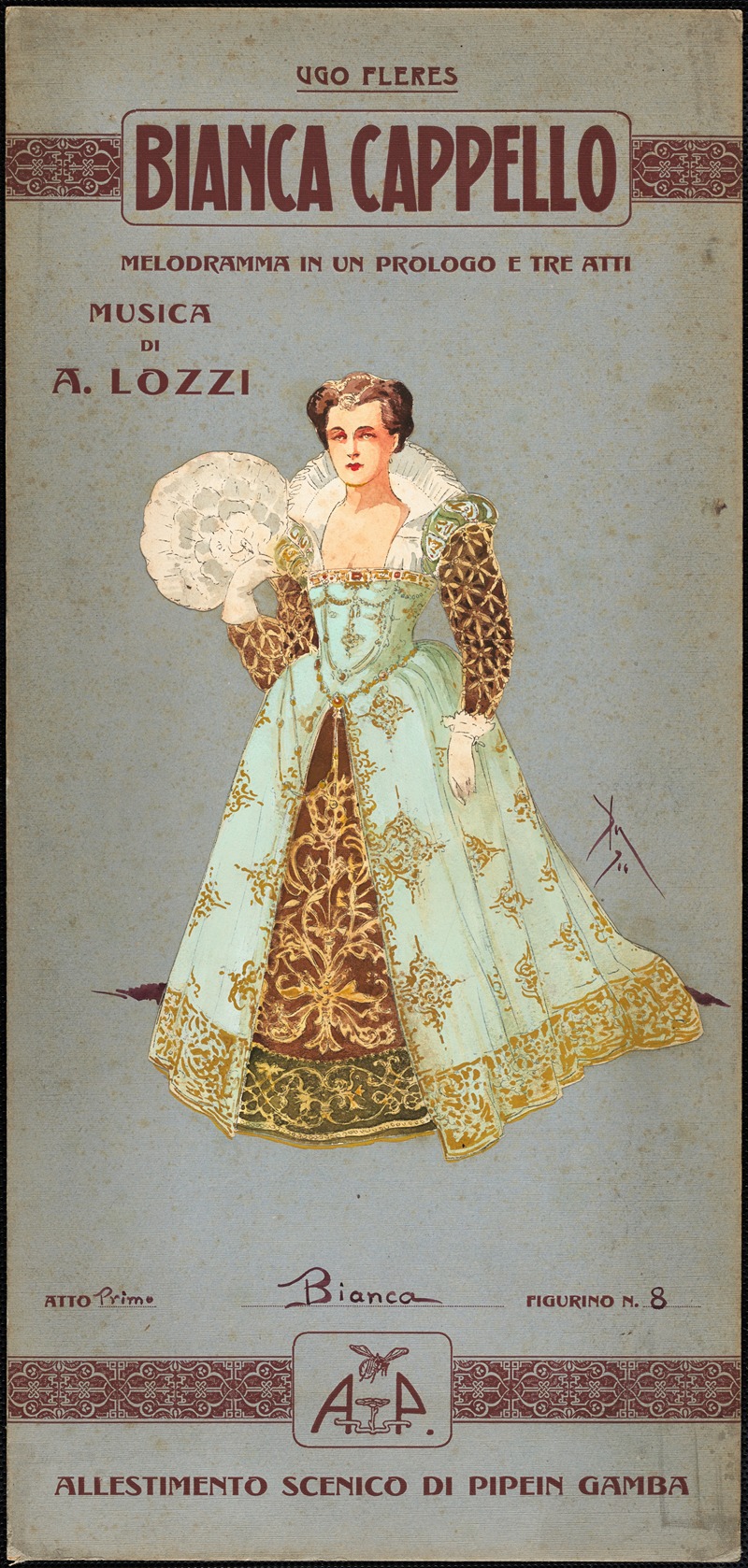 Bianca by Pipein Gamba, 1910 — digital art print download