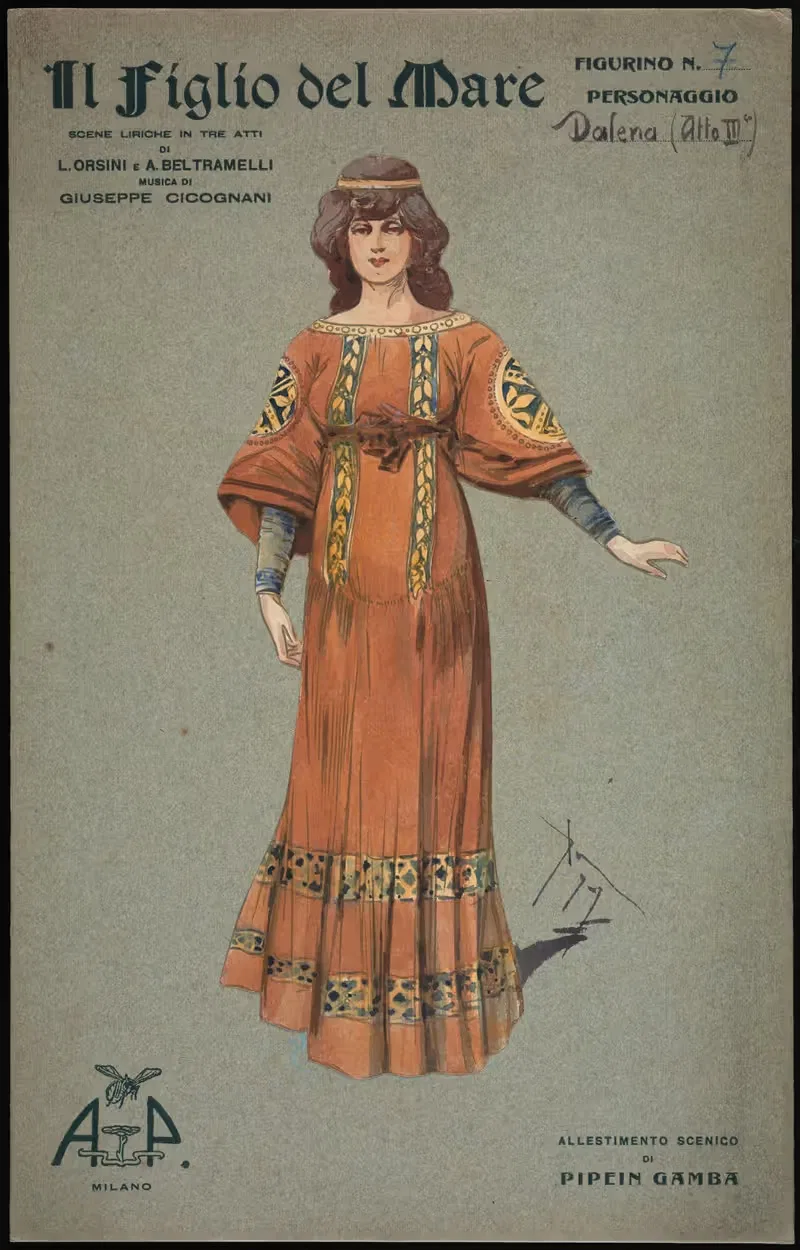 Dalena (atto IIIo) by Pipein Gamba, 1907–1908 — digital art print download