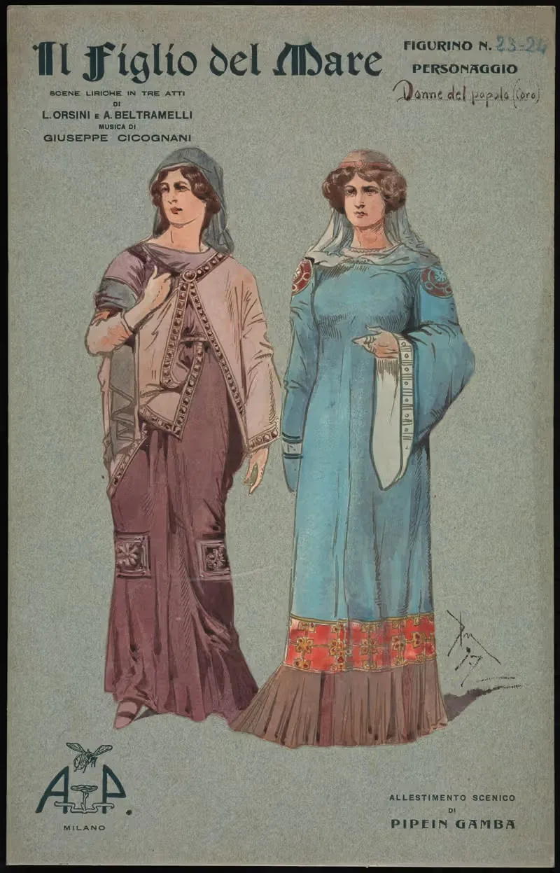 Женщины народа (хор) by Пипейн Гамба, 1907–1908 — digital art print download