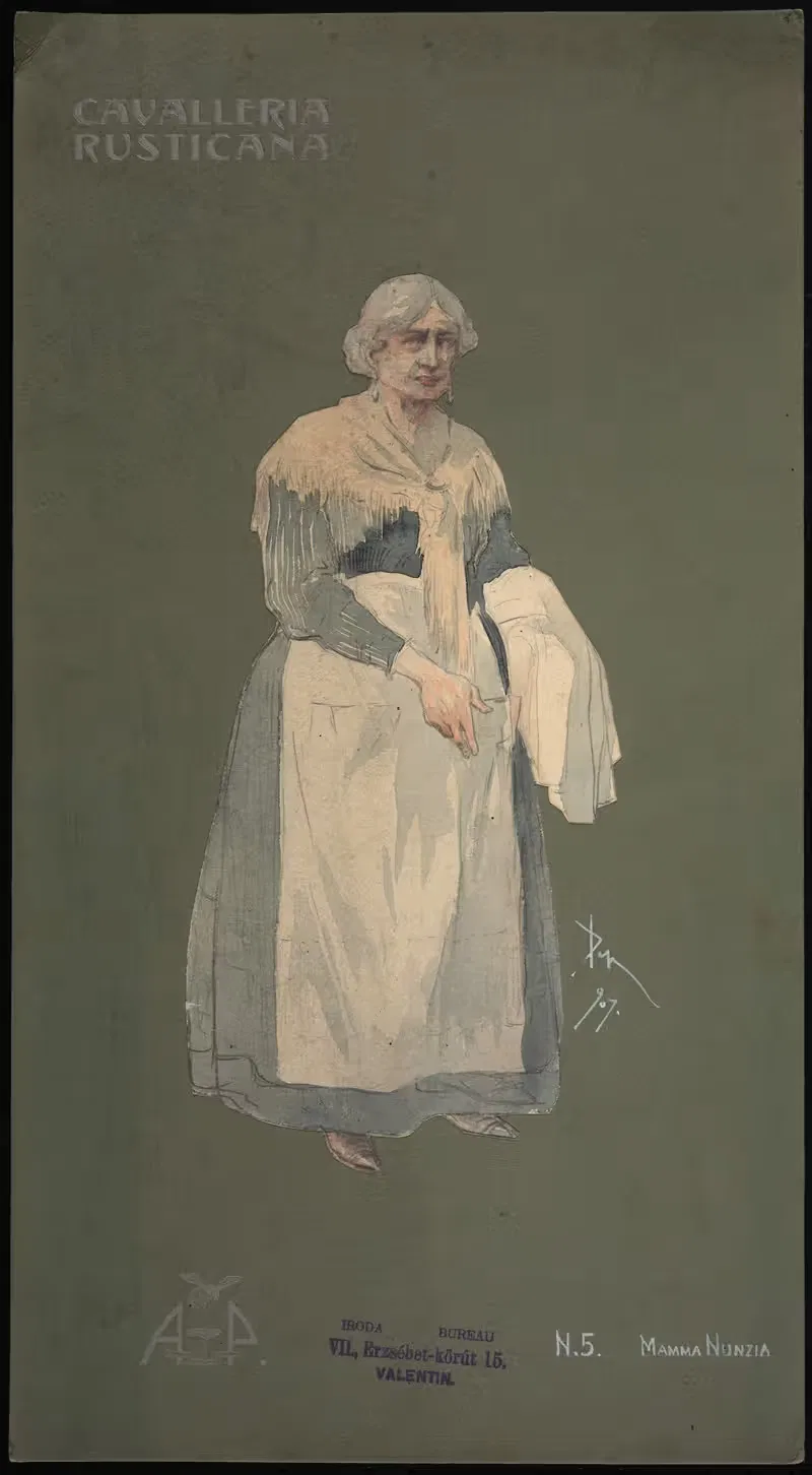 Мамма Нунция by Пипейн Гамба, 1907 — digital art print download