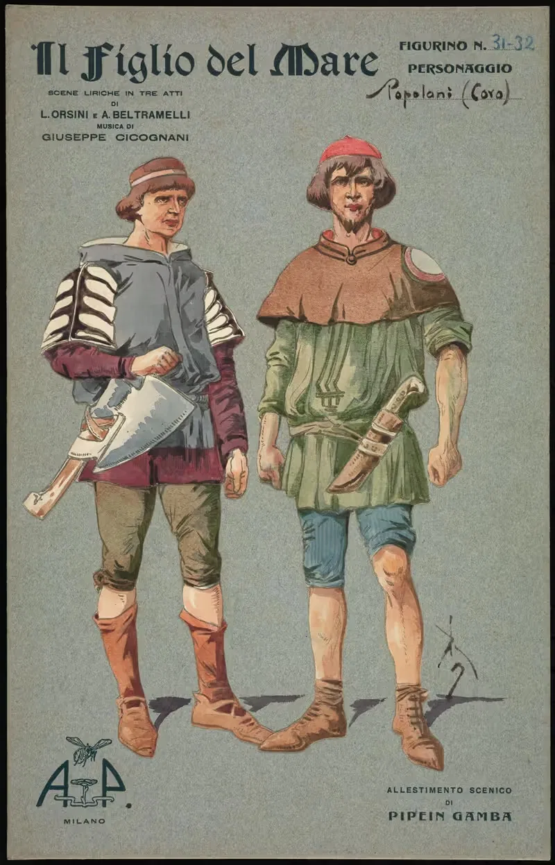Пополани (хор) by Пипейн Гамба, 1907–1908 — digital art print download