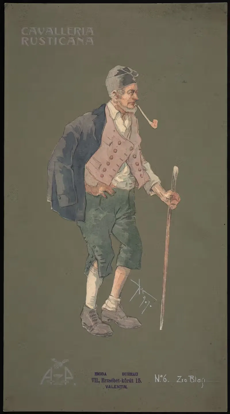 Zio Blasi by Pipein Gamba, 1906 — digital art print download
