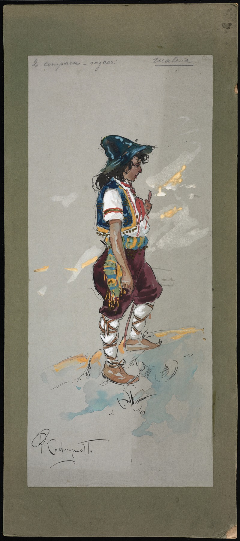 2 компарсы – ребята by Плиний Кодогнато, 1905 — digital art print download