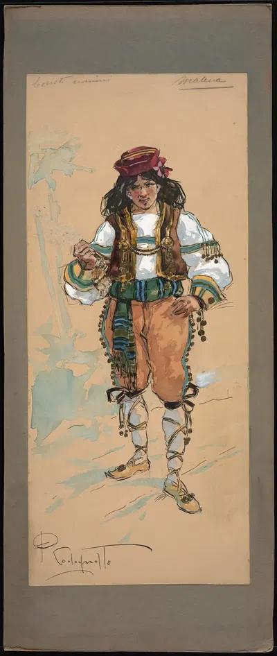 Coristi uomini by Plinio Codognato, 1905 — digital art print download