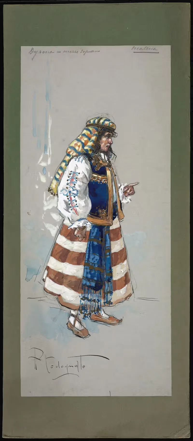 Дайсона – меццо-сопрано by Плиний Кодогнато, 1905 — digital art print download