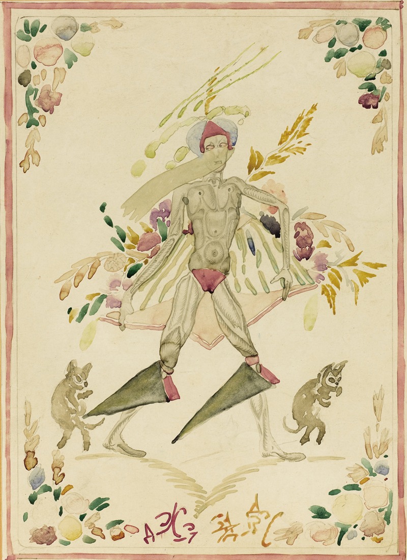 Oriental Fairytale Character by Sergei Vasilevich Checkhonin — digital art print download