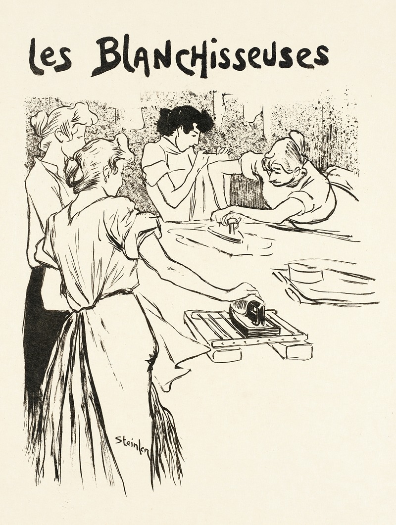 Les Blanchisseuses by Théophile Alexandre Steinlen, 1893 — digital art print download