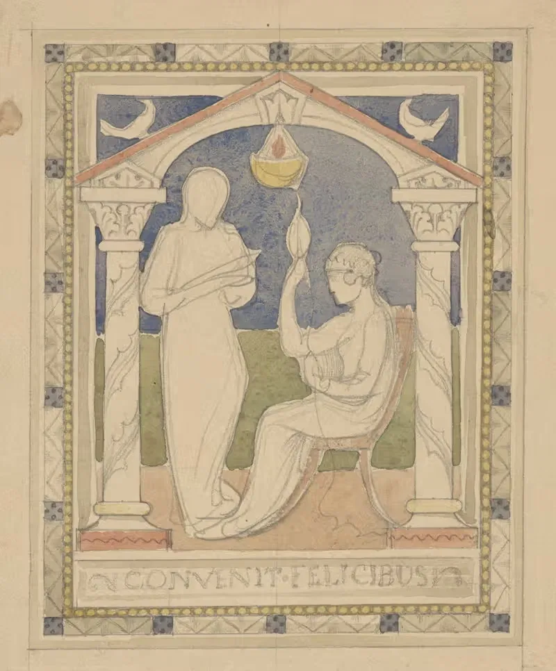Convenit Felicibus. Угодно счастью by Антон Деркиндерен, 1869 - 1925 — digital art print download