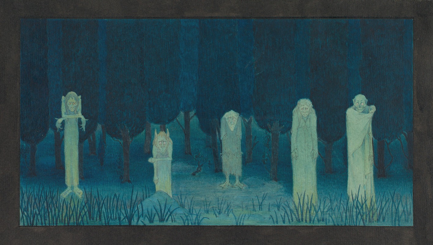 Пять гулей by Герберт Кроули — digital art print download