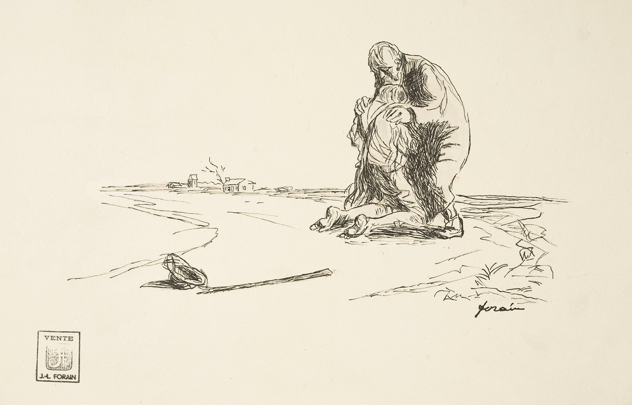 The Prodigal Son by Jean-Louis Forain, 1909 — digital art print download