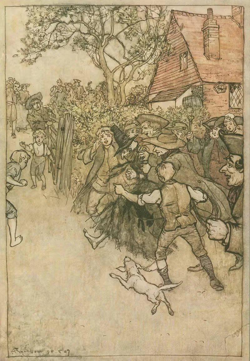 The spectre of Tappington — Arthur Rackham
