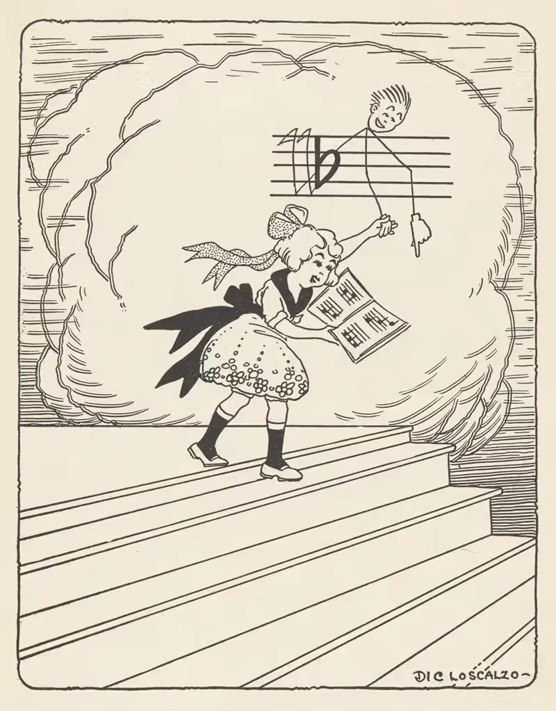 Музыкальные рифмы pl12 by Дик Лоскальцо, 1927 — digital art print download