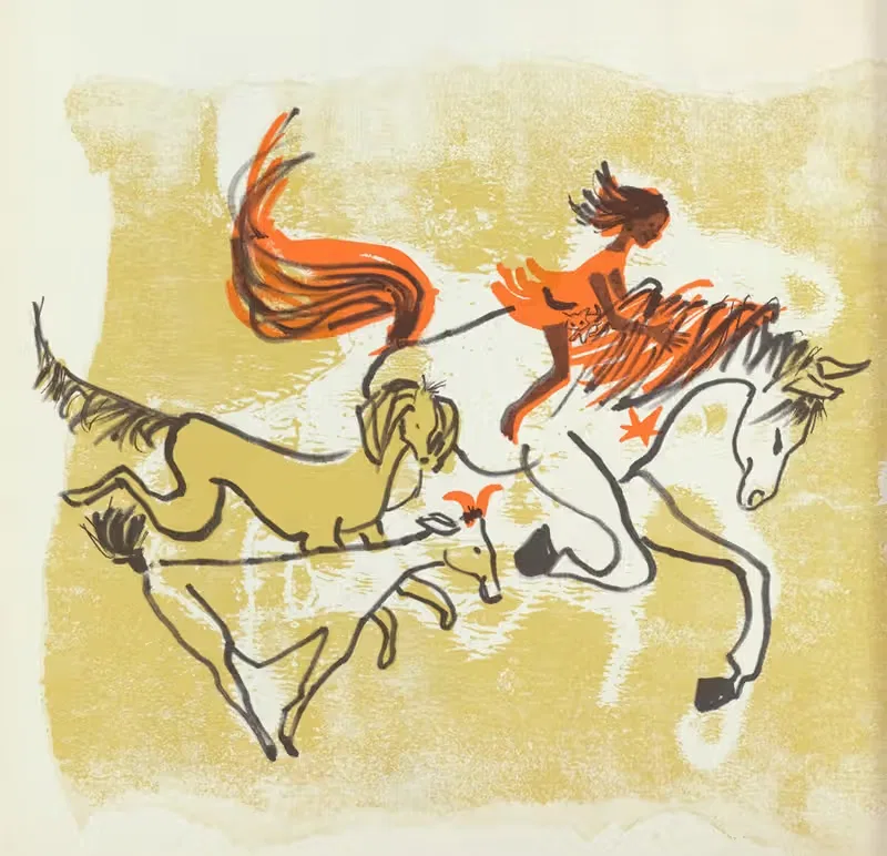 Одинокая Мария, пл. 14 by Эвилин Несс, 1960 — digital art print download