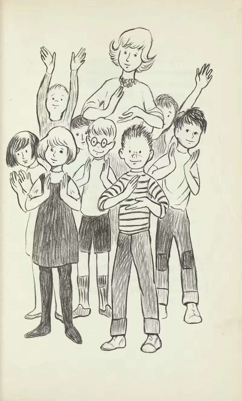 Новый мальчик в школе pl13 by Джоан Балфур Пейн, 1963 — digital art print download