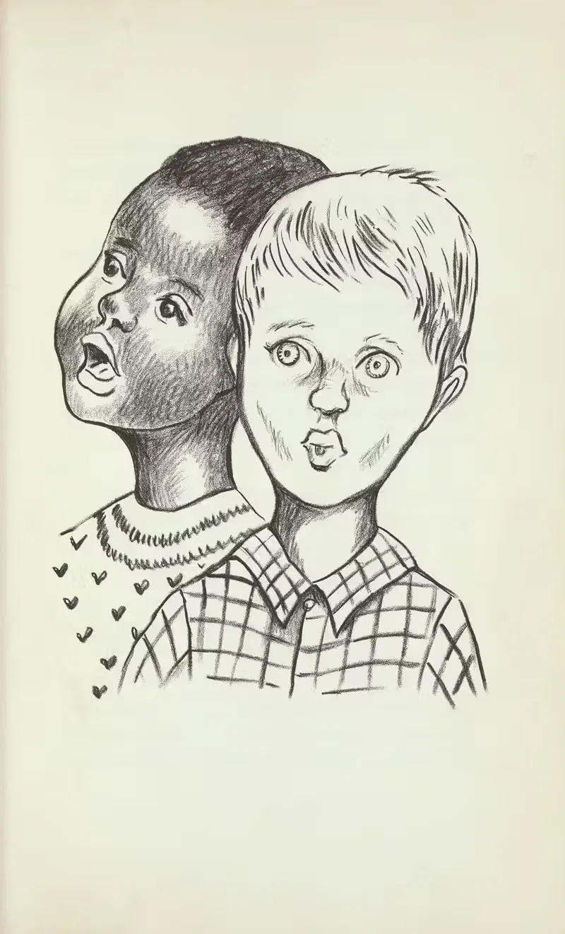 Новый мальчик в школе пл14 by Джоан Балфур Пейн, 1963 — digital art print download