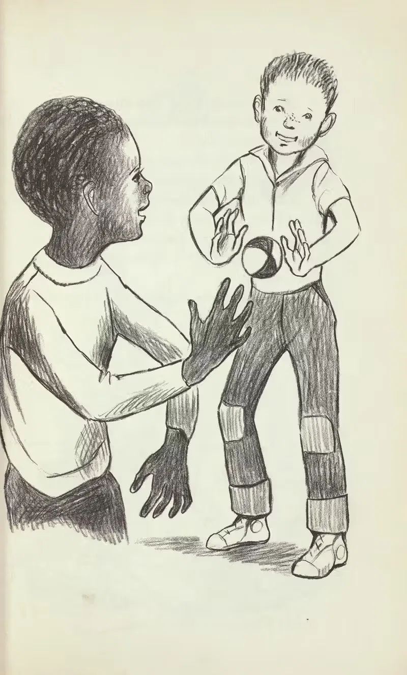 Новый мальчик в школе Пл.8 by Джоан Балфур Пейн, 1963 — digital art print download