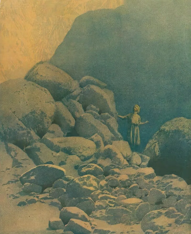 The valley of diamonds. — Maxfield Parrish
