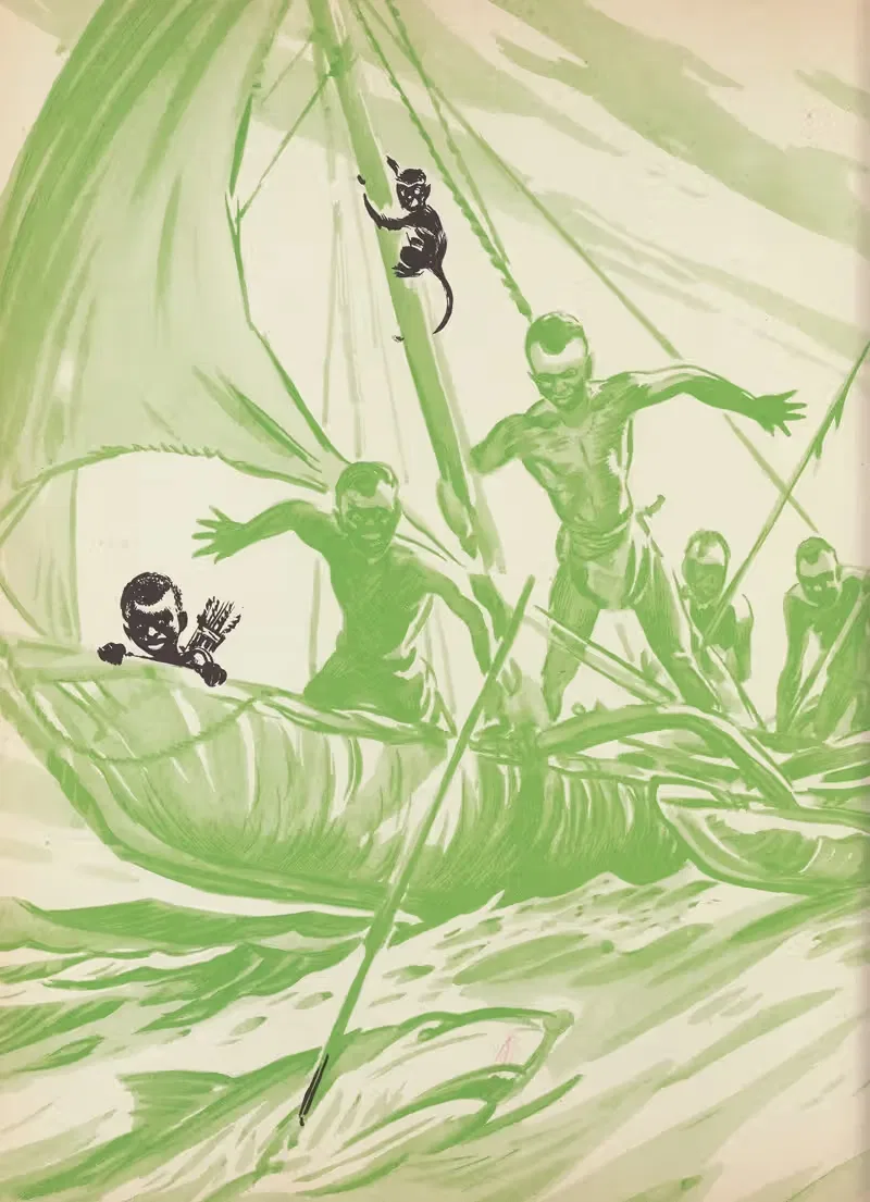 Picken's Exciting Summer pl5 by Norman Davis, 1949 — digital art print download